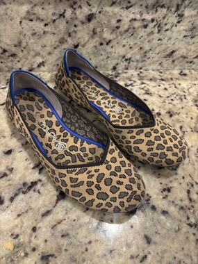 Rothys "Cheetah" Print Ballet Flats 8.5